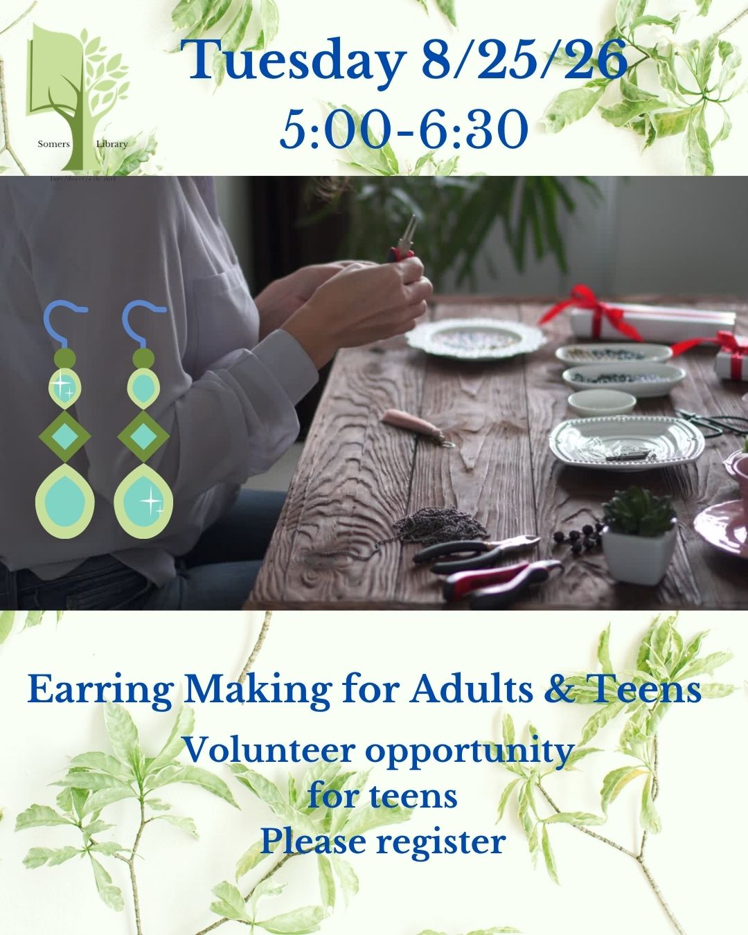 826 Earring Workshop